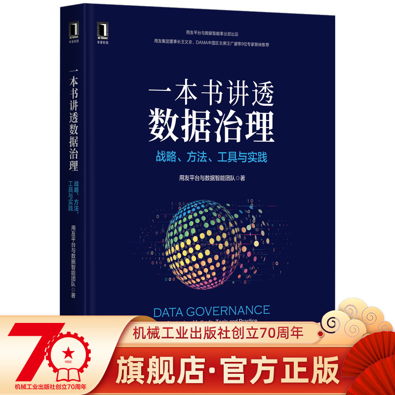 正版包邮 一本书讲透数据治理 战略 方法 工具与实践 用友平台与数据智能团队 用户画像 DAMA 标签 数据管理