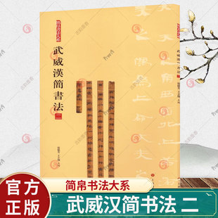 武威汉简书法 2 汉简字帖 简帛书法大系上海书画简牍汉简集字 竹简原大放大附释文 隶书篆书篆刻毛笔书法临习临摹汉隶字帖书籍