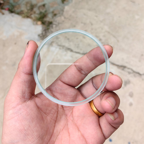 各种大小仪表盖透视盖杯盖定制玻璃圆片台阶杯盖定制大小LOGO