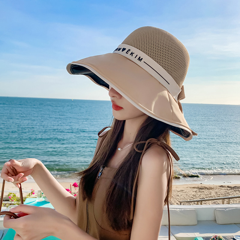 渔夫帽户外甜美女夏季大檐蝴蝶结