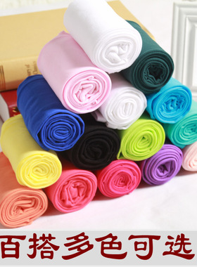 女童春夏秋季天鹅绒连裤袜连脚五颜六色舞蹈袜幼儿园演出袜糖果色