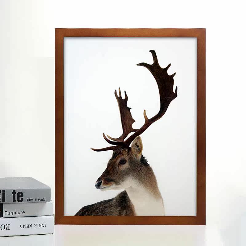 胡桃实木挂墙相框时尚4ka30x40x50x60x70彩绘画框蓝色印加白色4K8|ruв категории Домашний быт, рамка/рамка - от Buy2taobao.com для оказания профессиональной услуги покупки агента Taobao