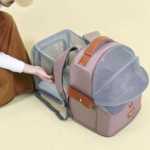 猫包便携透气猫背包大容量可扩展宠物包户外出行宠物车载包小型