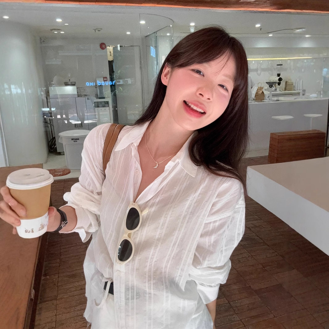 YOLO_宋慧乔同款条纹长袖衬衫女微透防晒衬衣肌理慵懒气质上衣