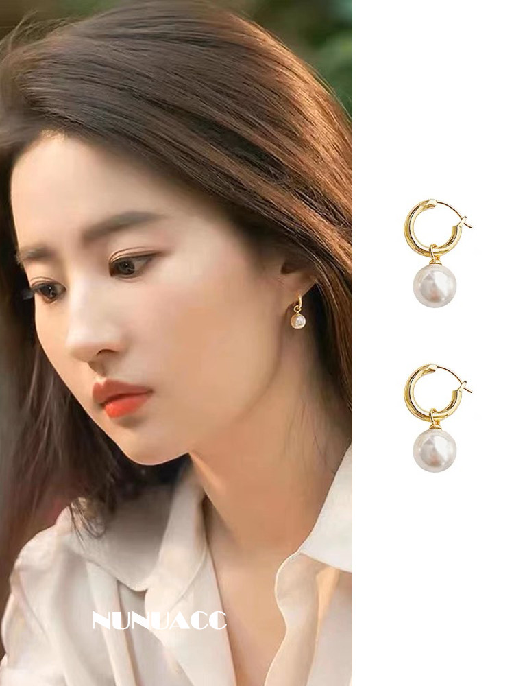 NUNU刘亦菲同款珍珠耳环去有风的地方一款两戴古力娜扎无耳洞耳夹,饰品/流行首饰/时尚饰品新,耳环,淘宝优惠券,粉丝福利购,淘宝优惠卷