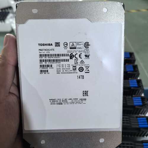 东芝14T企业级硬盘，型号MG08ACA14TE，3.5寸S--议价商品