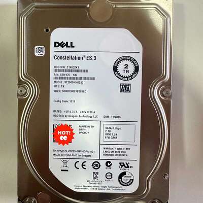 DELL全新2T 3.5 SATA ST2000NM0033--议价商品