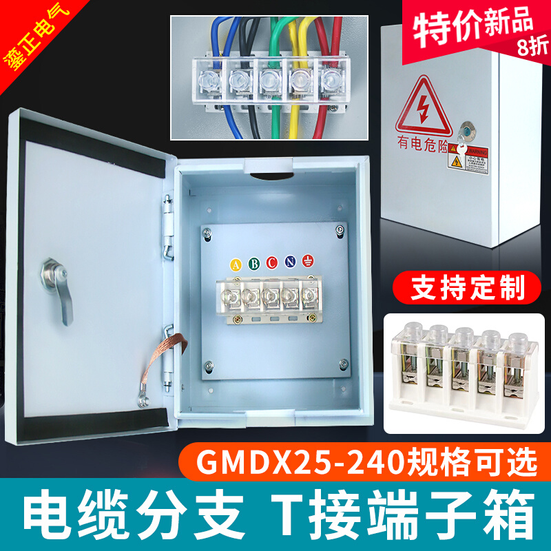 电缆t接箱 t接端子箱 接线箱端子电箱电缆接驳箱低压电缆分支箱