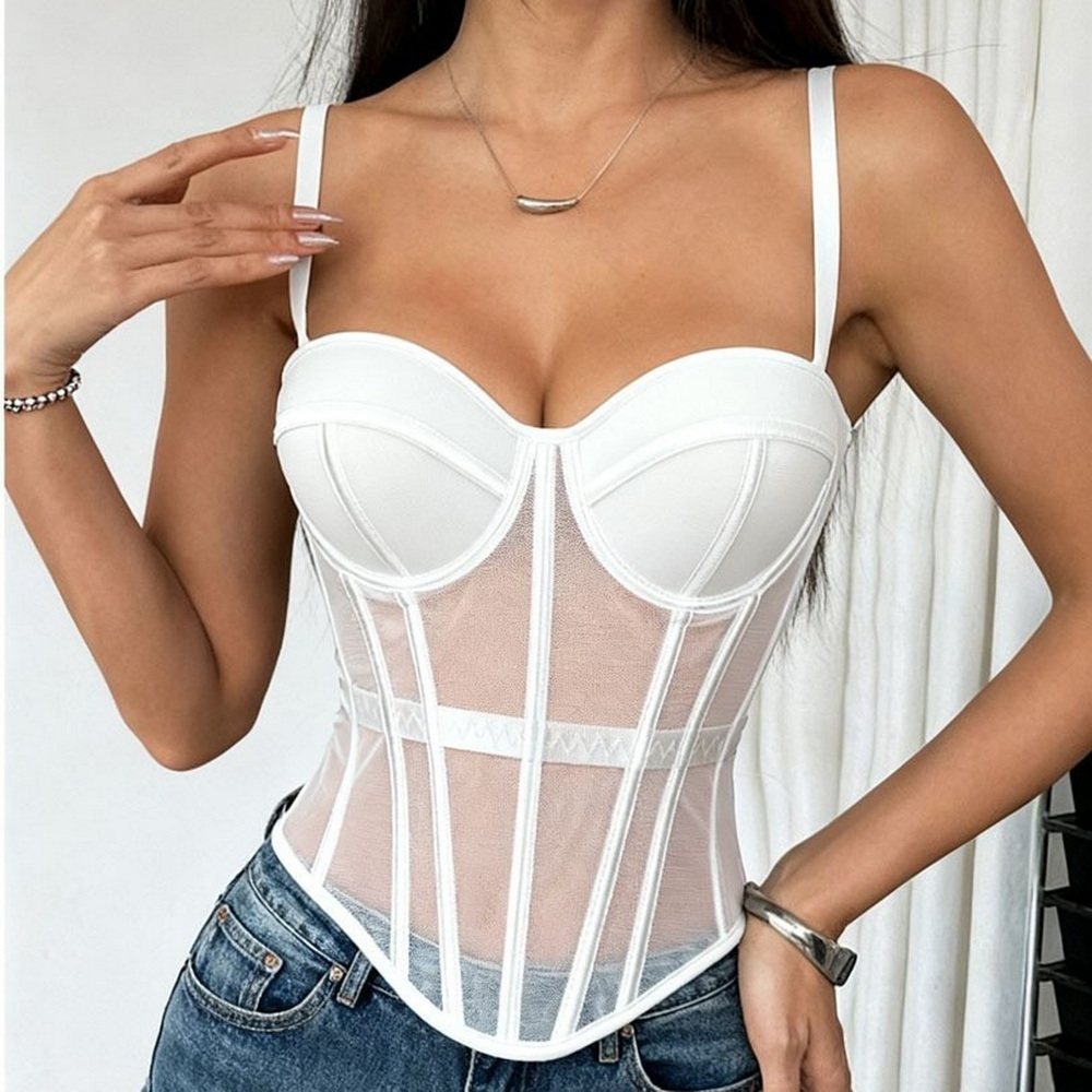 聚拢收副乳马甲塑身衣性感鱼骨调整型内衣半杯塑形美体文胸收腹胃