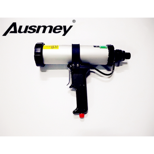 澳洲AUSMEY品牌气动硬管胶枪310ml  推力145KG铝筒胶塑料胶瓶通用
