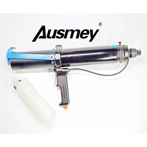 澳洲AUSMEY品牌双组份气动胶枪380ml轴向胶筒大推力可调压