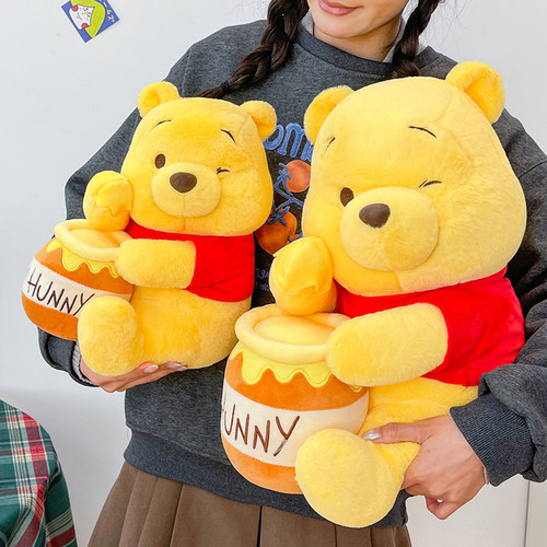 小熊维尼毛绒玩具蜜罐熊公仔玩偶