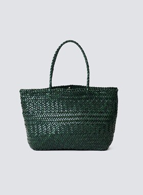 dragon diffusion正品授权牛皮编织手拎包8809SKMiniFlatGoraKETE