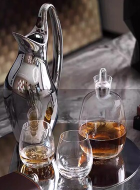酒具套装现货设计师丹麦镀银壶