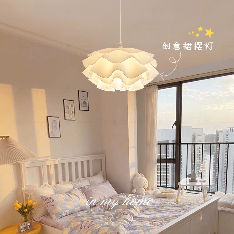 吊灯卧室松果灯现代简约亚克力