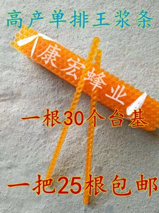 高产王浆条包邮 养蜂工具王台条 蜜蜂工具育王条 高产单排王浆条
