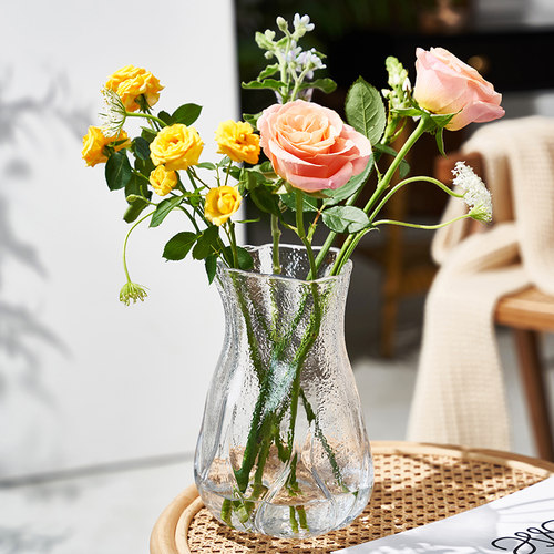 佑之宁简约玻璃客厅餐厅桌面冰川