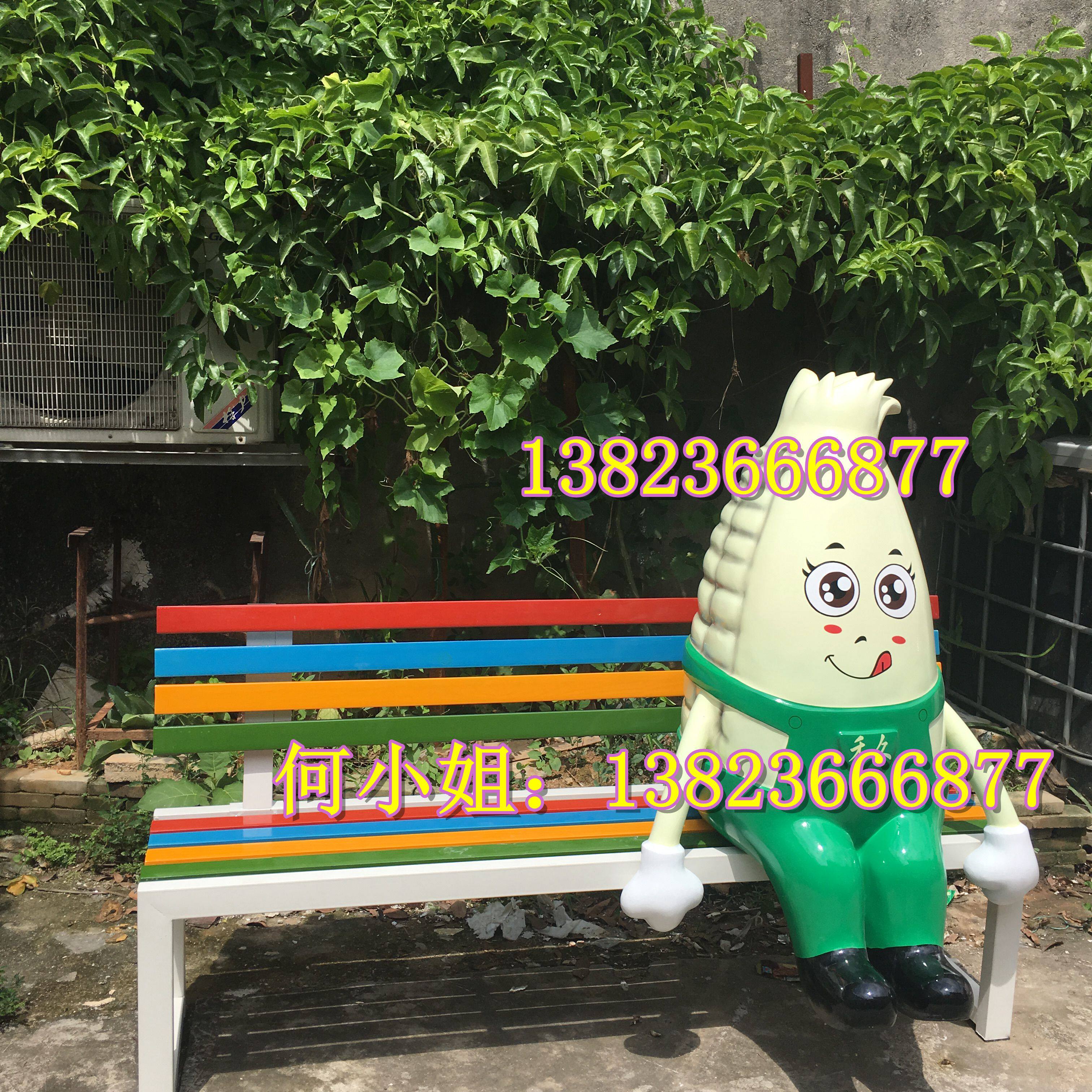 粮食农作物公司品牌IP玻璃钢卡通玉米雕塑吉祥物logo大型人偶摆件