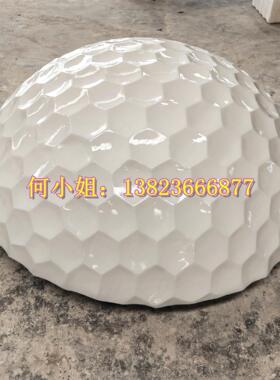 科技馆展馆定制圆球体类主题道具模型玻璃钢高尔夫球雕塑装饰挂件