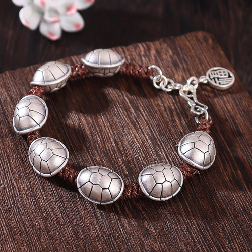 足银复古富甲天下手绳