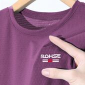 运动T恤男短袖 健身加肥加大网眼速干体恤衫 t上衣冰丝排汗男士 夏季