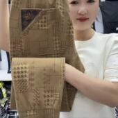 帅 网红潮牌束脚弹力哈伦裤 外贸原单尾货大牌男士 欧货千鸟格休闲裤