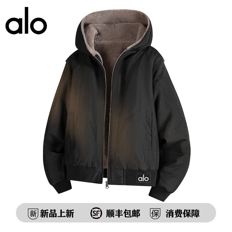 官方奥特莱斯】品牌折扣 秋冬季连帽保暖棉衣简约男款休闲棉服