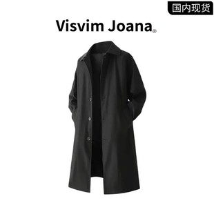 品牌现货撤柜】VISVIM JOANA秋冬上新中长款风衣男士复古大衣外套