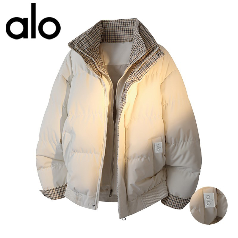 官方奥特莱斯品牌折扣 冬季时尚假两件情侣棉衣保暖立领男外套