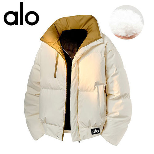 官方奥特莱斯】品牌折扣 冬季羽绒服男女90白鸭绒休闲面包服外套