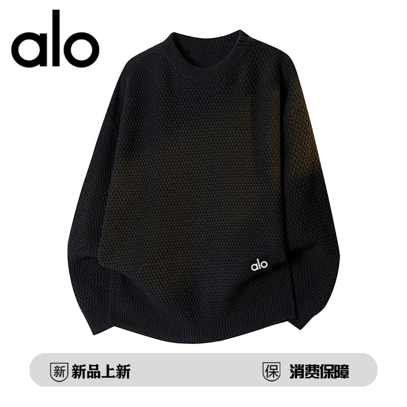 官方奥特莱斯】品牌折扣新款潮流时尚圆领毛衣宽松休闲百搭款上衣