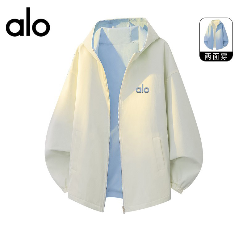 官方奥特莱斯】品牌折扣双面穿连帽外套男士秋季百搭休闲拼色夹克