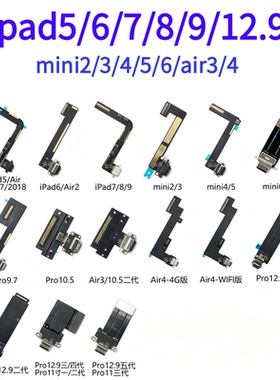 ipad Pro11 12.9 10.5寸 9.7 mini/3/4/5/6/7代充电原装尾插排线
