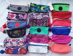 kipling现货Freedom K01373手拿包收纳笔袋AC7108 AC2397化妆包