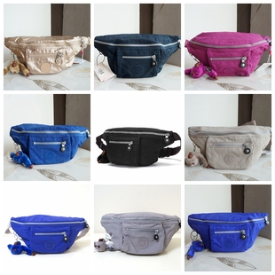 kipling猴子包包正品可爱K12947旅游男女士腰包AC2115胸包跑步包