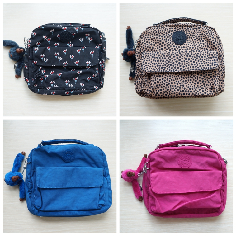 新款kipling正品candy双肩背包多功能斜背包手提包K04472三用包