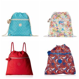 新款kipling猴子包正品K09487 BP3980束口购物袋可折叠双肩背包