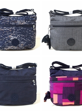 新款Kipling正品ARTO 单肩斜挎包K18799/K19911中性风休闲包