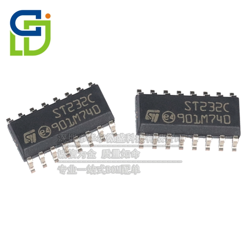 只做全新原装 ST232CDR ST232C ST232 贴片SOP16 RS232收发器芯片