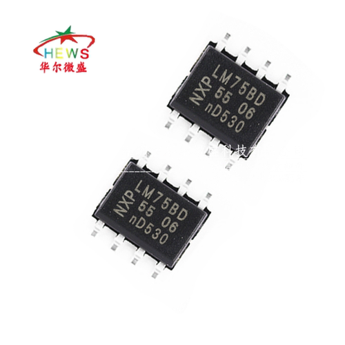 只做原装 假一赔十 LM75BD LM75B 贴片SOP8 高精度数字温度传感器