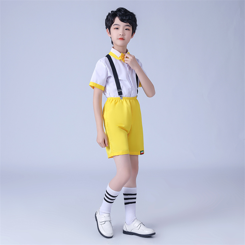 儿童演出服背带裤各色