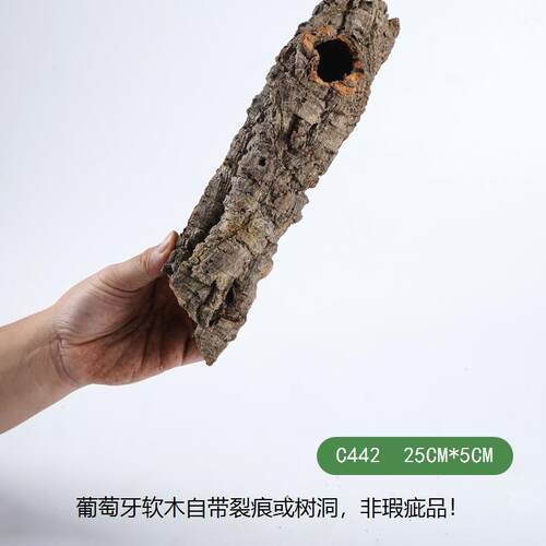 【青氧】精选葡萄牙软木高品质雨林缸造景附生植物爬宠攀爬躲避屋