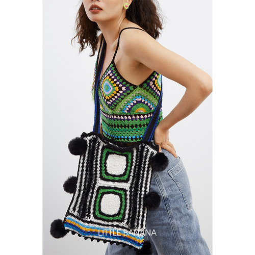 小黄原创毛线编织包高级感时尚