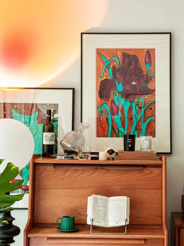 原创限量版高精度孙继成花水彩