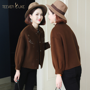 上衣 小个子大衣高端双面呢羊毛短款 2020年新毛呢外套女秋冬季 时尚