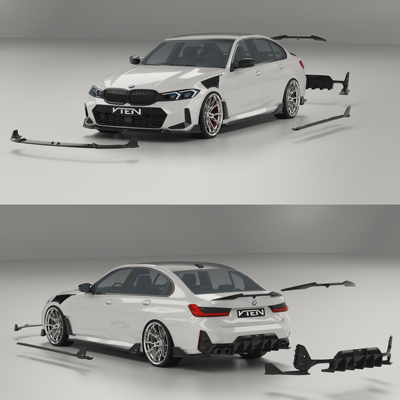 新3系VTEN包围套件原厂无损安装