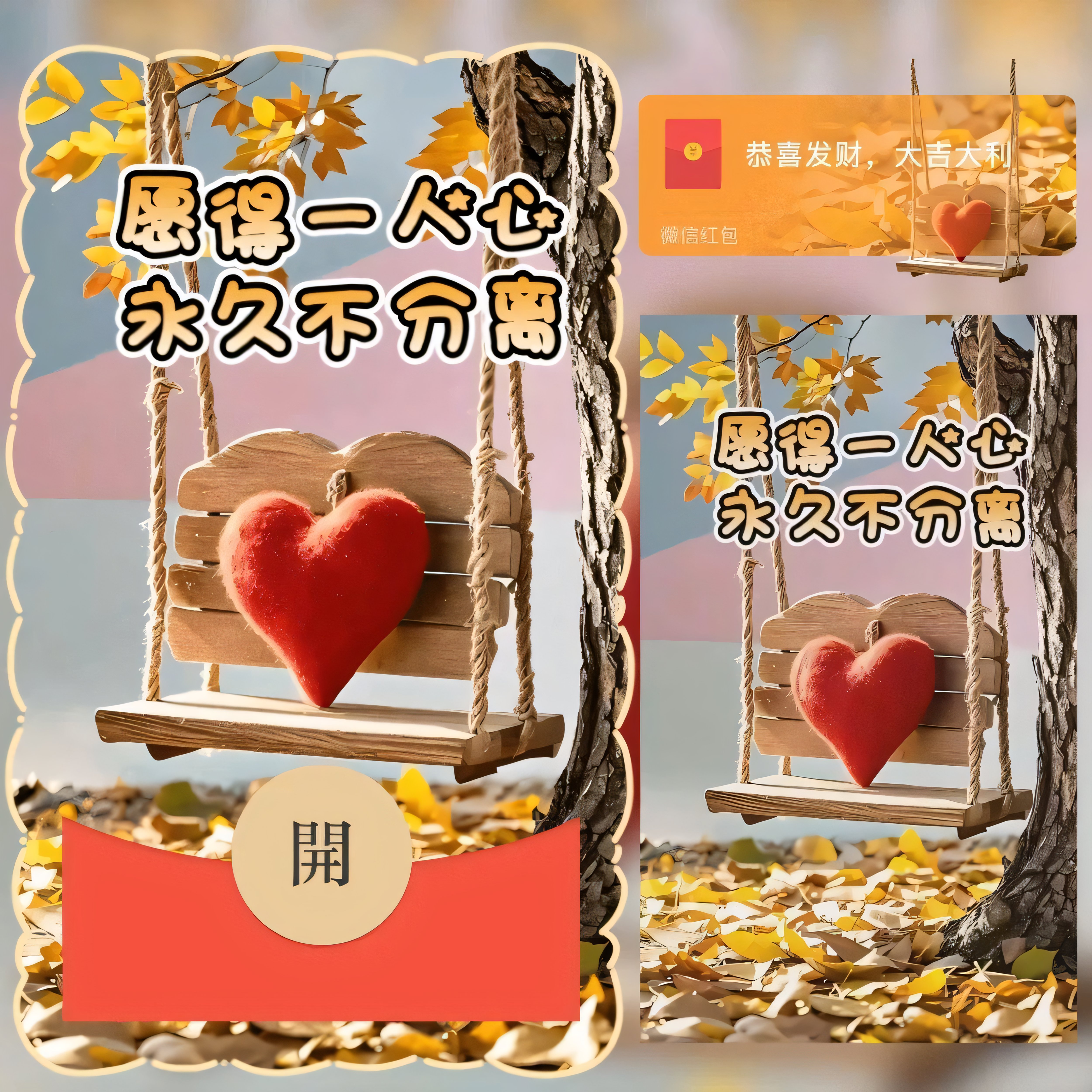 愿得一人心告白仪式感微信红包封面序列号新款动态音乐红包皮肤