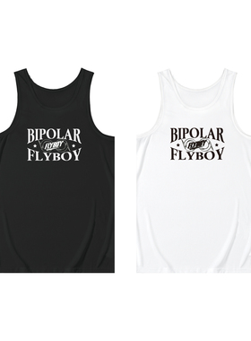 BIPOLAR x FlyboyCsc 联名限定“灵气闪耀”logo印花运动篮球背心