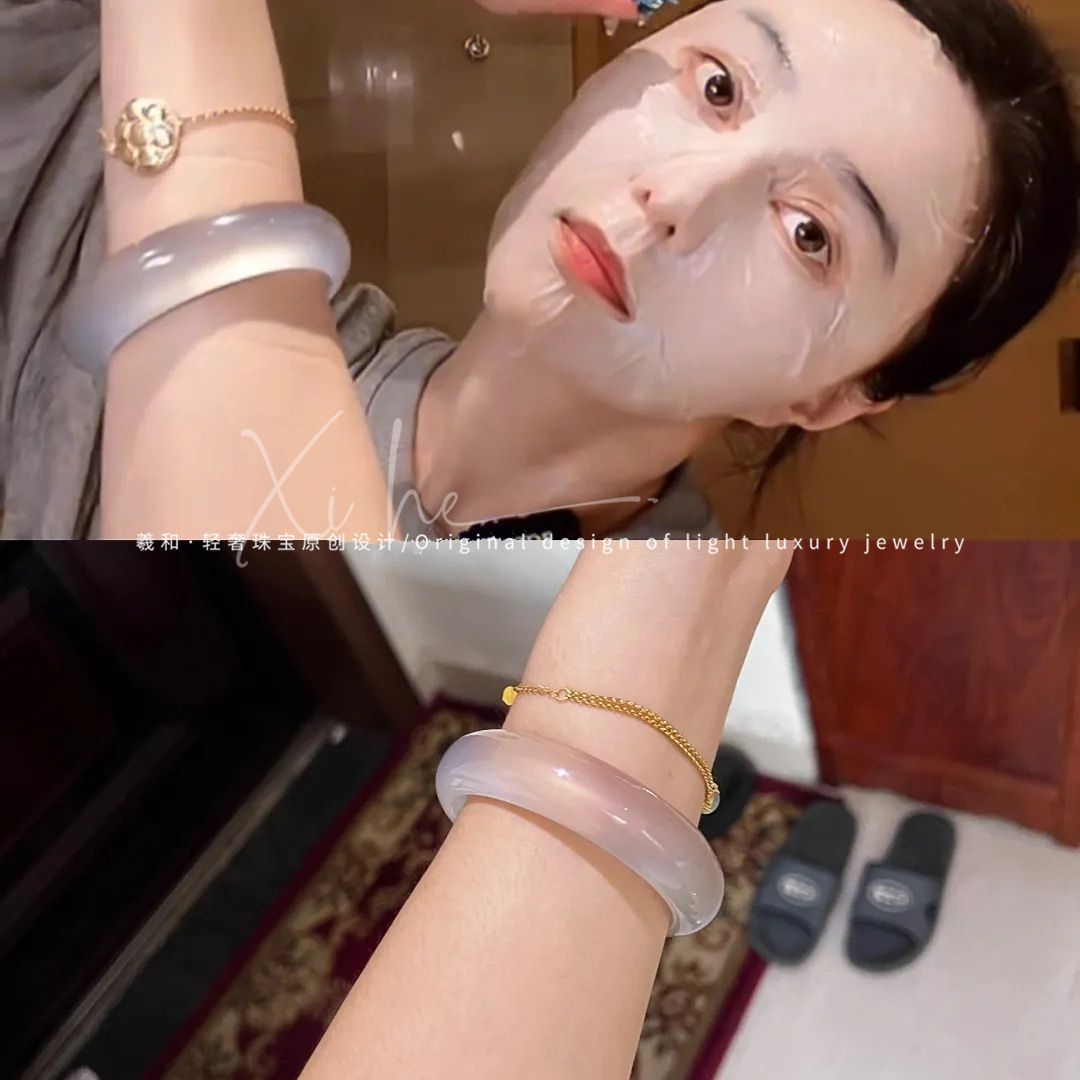 范冰冰同款玉镯纯天然假一赔三