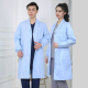 松紧袖 白大褂口腔医师实验服蓝大褂牙科工作服厂 口蓝色医生服长袖